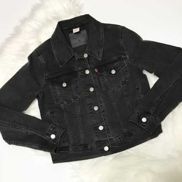 Levi's Jackets & Blazers - Levi's Original Trucker Jean Jacket Faded Black S